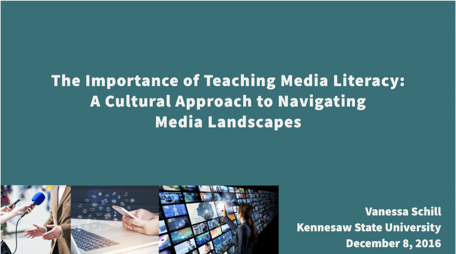 The Importance of Media Literacy