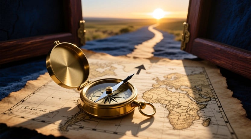 A compass