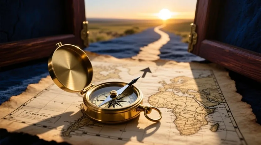 A compass